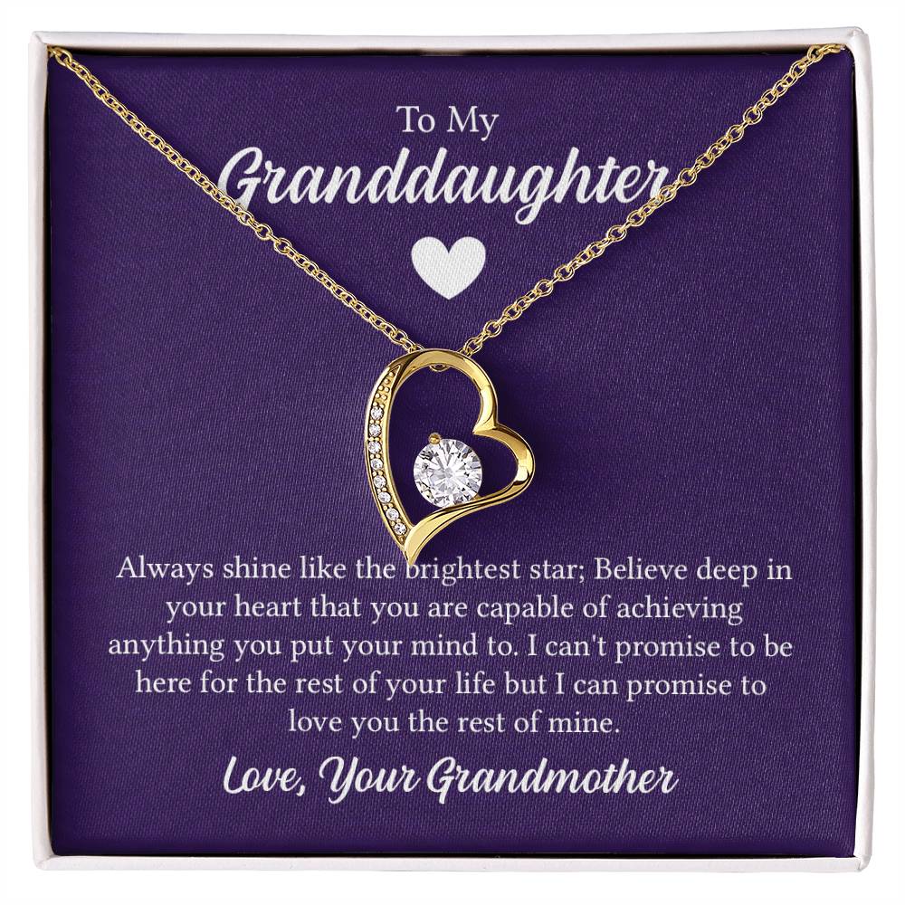 Granddaughter - Always shine like the brightest star!