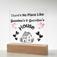 There's No Place Like Grandma & Grandpa's house  original  black text