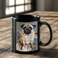 Bucky the Pug Dog Coffee Cup