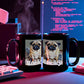 Bucky the Pug Dog Coffee Cup