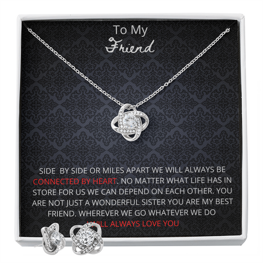 To My Friend - Best Friend Necklace