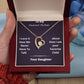 Dearest Mother  From Your Favorite Child Forever Love Necklace
